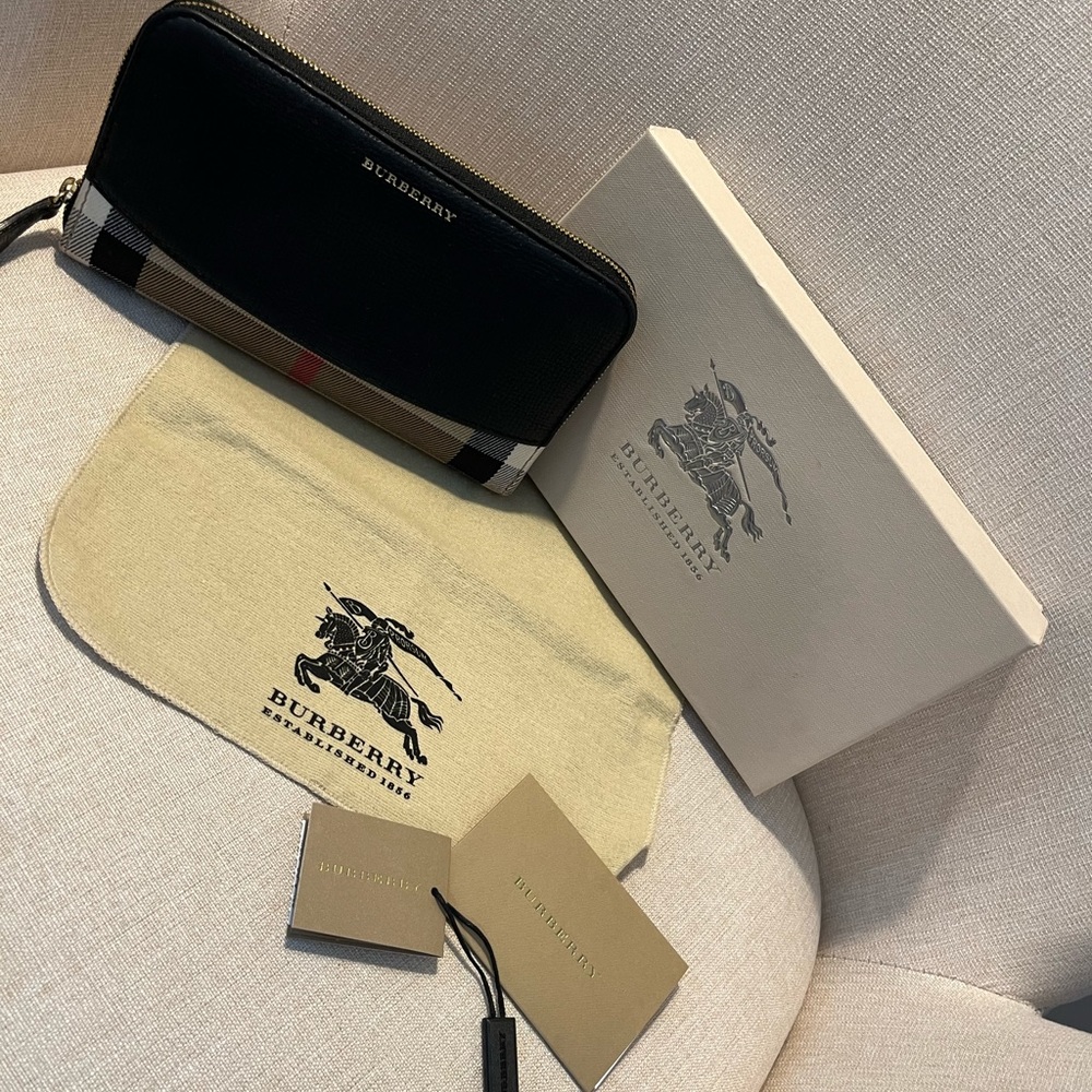 Burberry Ziparound Wallet